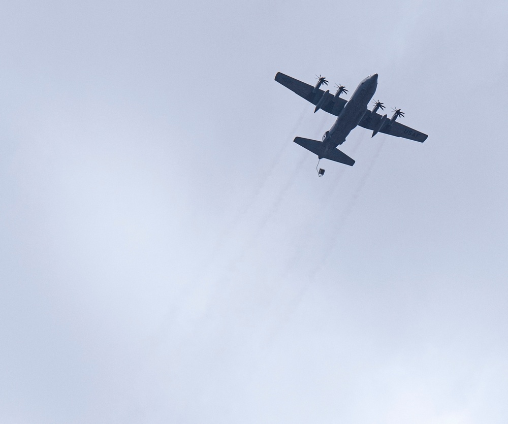 934th Airlift Wing C-130 Air Drops