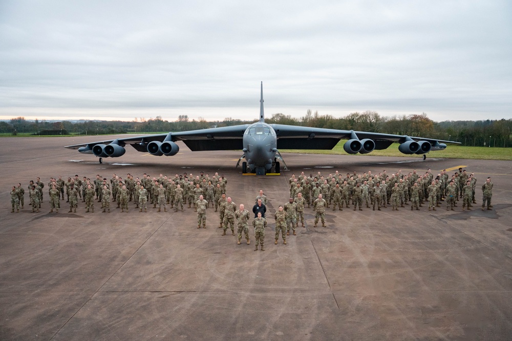 Bomber Task Force 25-1 Group Photos