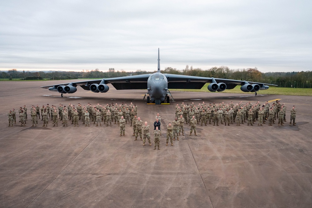 Bomber Task Force 25-1 Group Photos