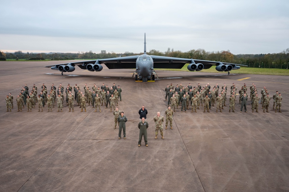 Bomber Task Force 25-1 Group Photos