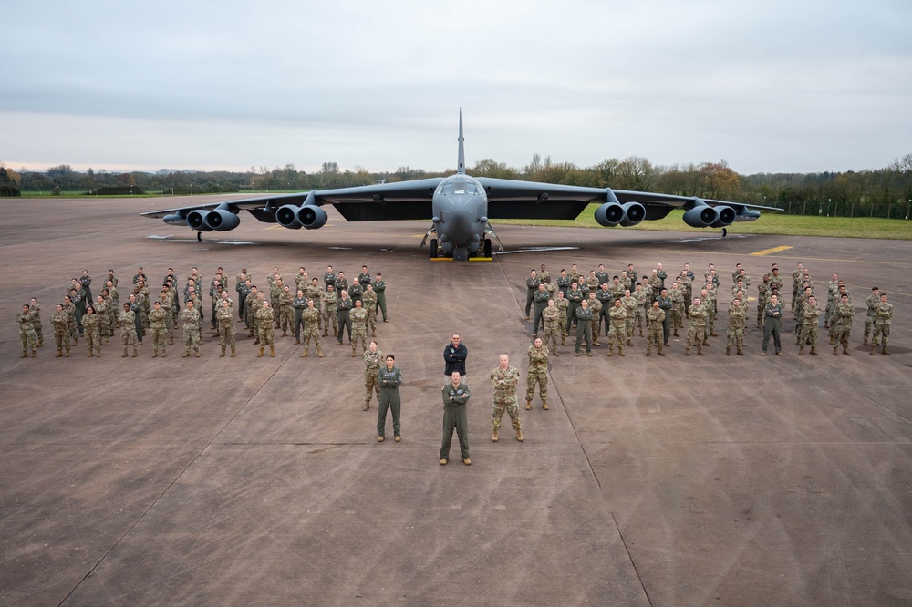 Bomber Task Force 25-1 Group Photos