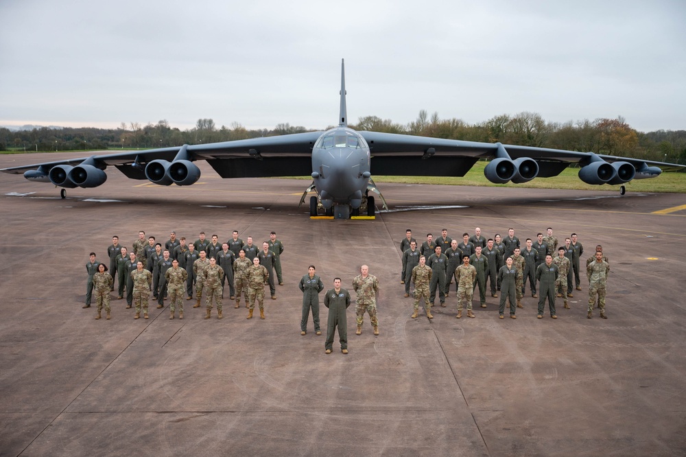 Bomber Task Force 25-1 Group Photos