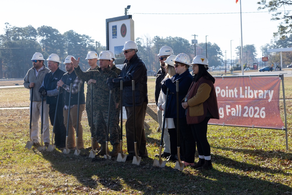 MCAS Cherry Point Breaks Ground for Library Facility