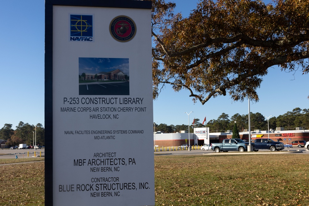 MCAS Cherry Point Breaks Ground for Library Facility