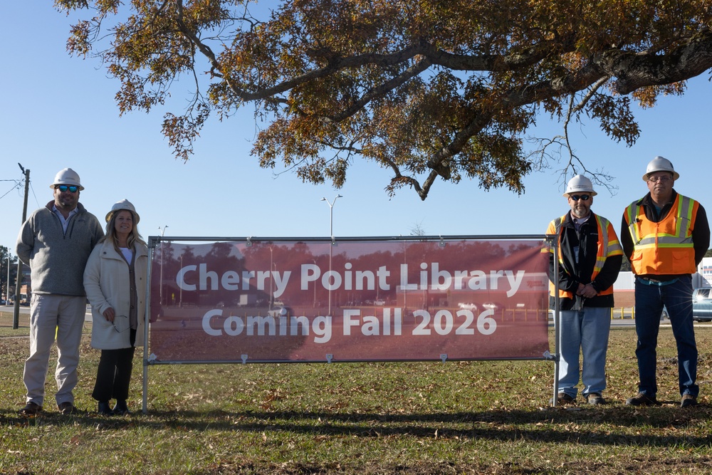 MCAS Cherry Point Breaks Ground for Library Facility