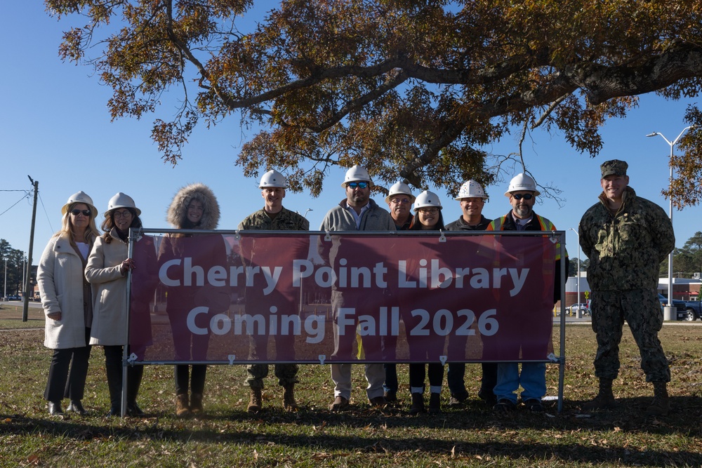 MCAS Cherry Point Breaks Ground for Library Facility