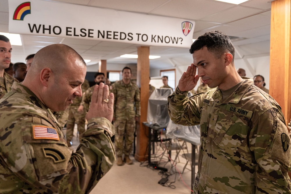 Chief Warrant Officer 2 Abel Burgos Promotion Ceremony (Nov. 23, 2024)