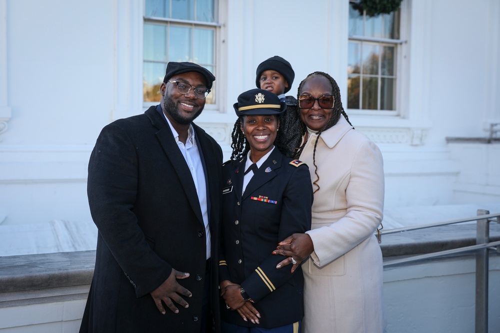 First Lady Jill Biden welcomes National Guard families to White House
