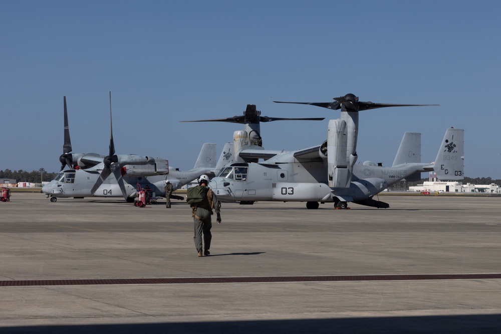 U.S. Marines with VMM-263 work alongside Royal Netherlands Army during Bold Quest 24