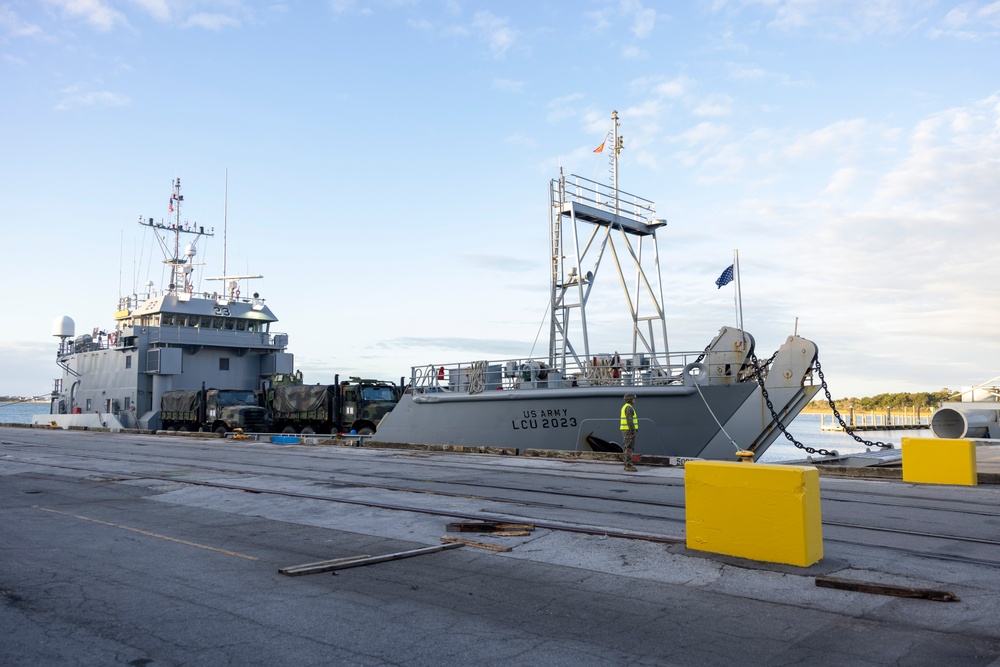 Bold Quest 24: Combat Logistics Battalion 6 Conducts Port Operations