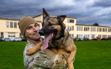 MWD Heli and Sgt. Jacomine