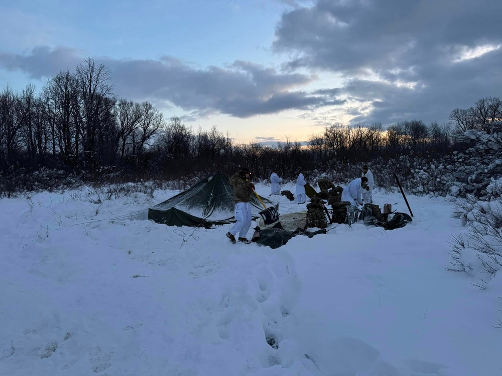 Commando Brigade Leaders Execute Cold Weather Training