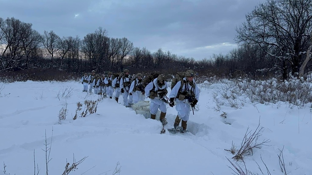 Commando Brigade Leaders Execute Cold Weather Training