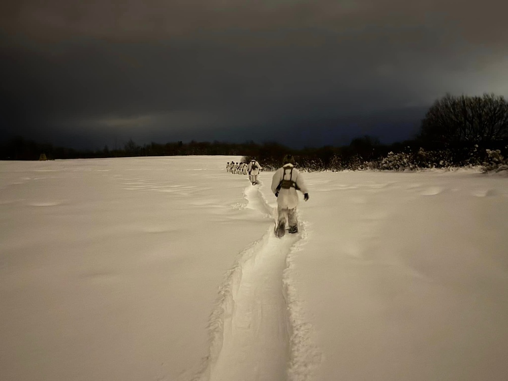 Commando Brigade Leaders Execute Cold Weather Training