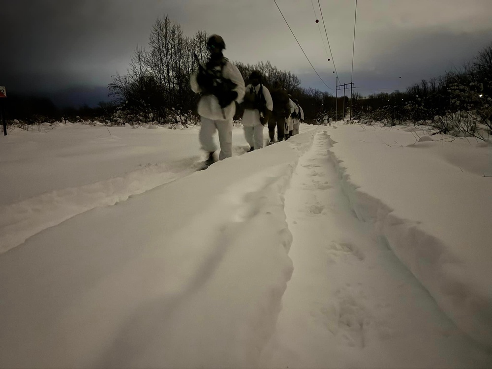 Commando Brigade Leaders Execute Cold Weather Training