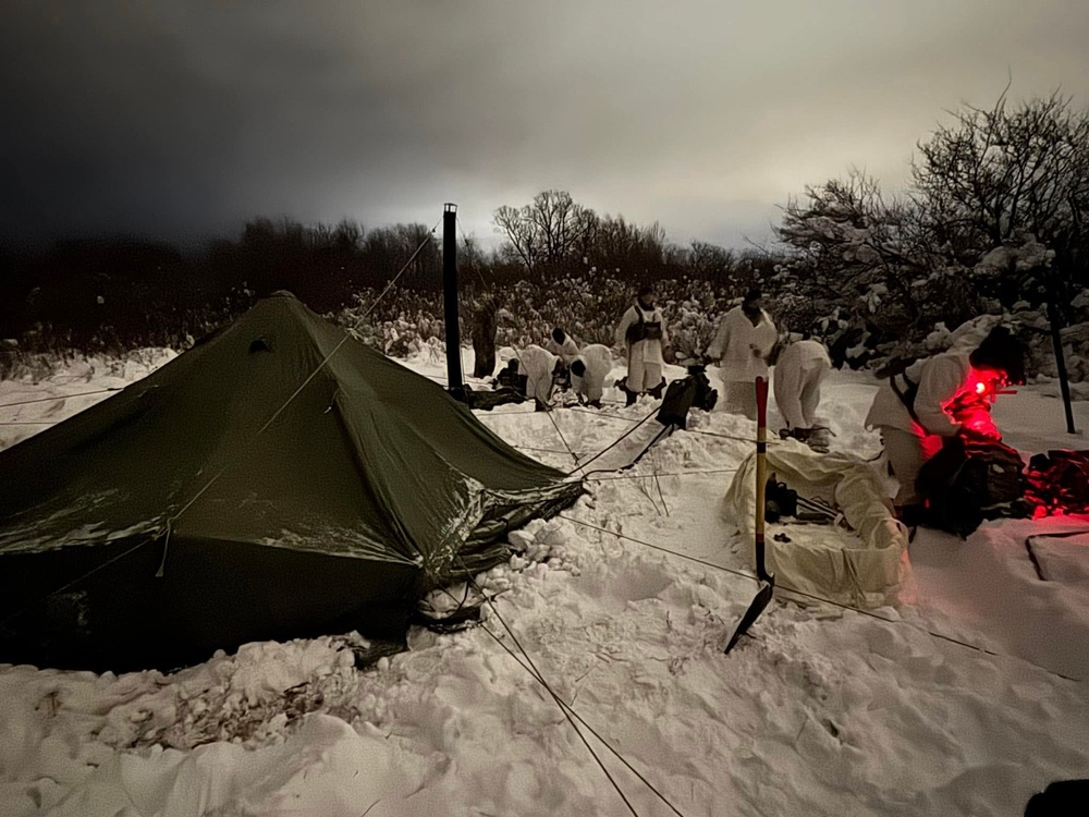 Commando Brigade Leaders Execute Cold Weather Training