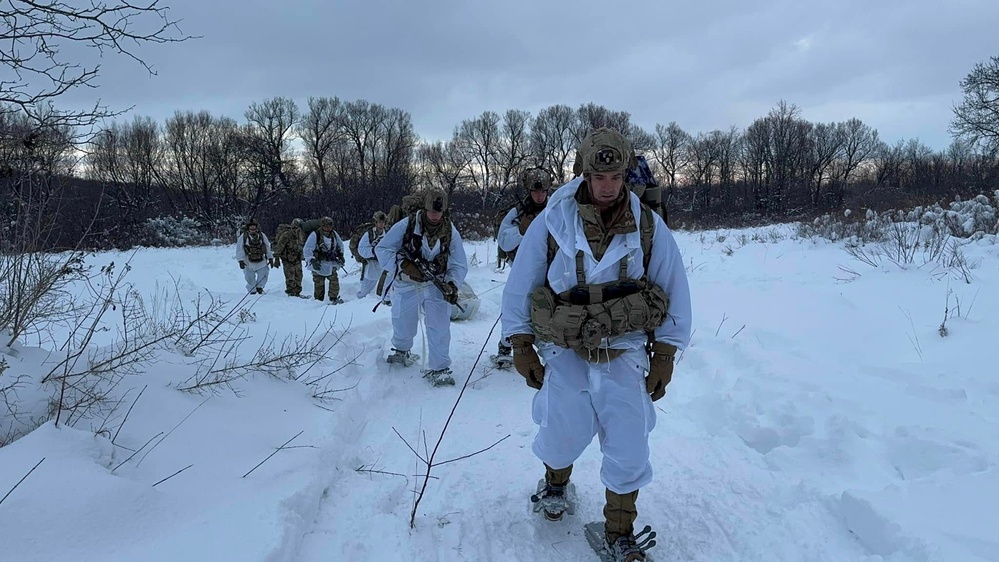 Commando Brigade Leaders Execute Cold Weather Training