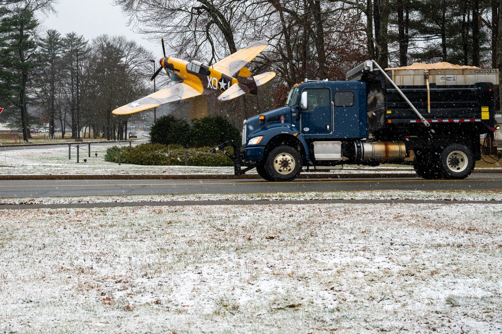 First snow impacts travel for some