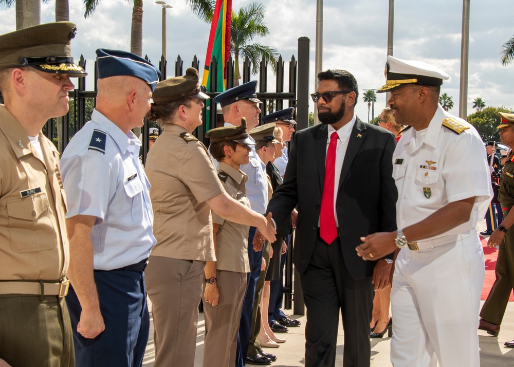 President of Guyana Visits SOUTHCOM