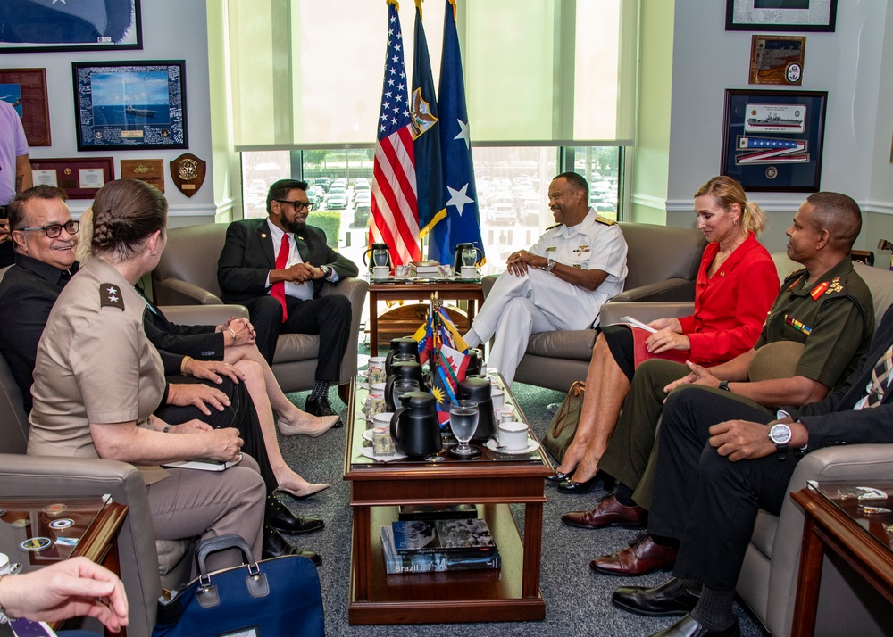 President of Guyana Visits SOUTHCOM