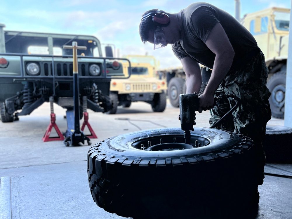 NMCB 1 Vehicle Maintenance