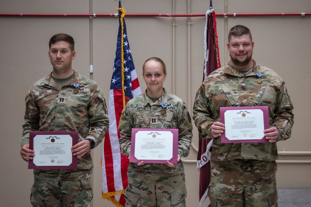 BACH Conducts Commander's Quarterly Award Ceremony