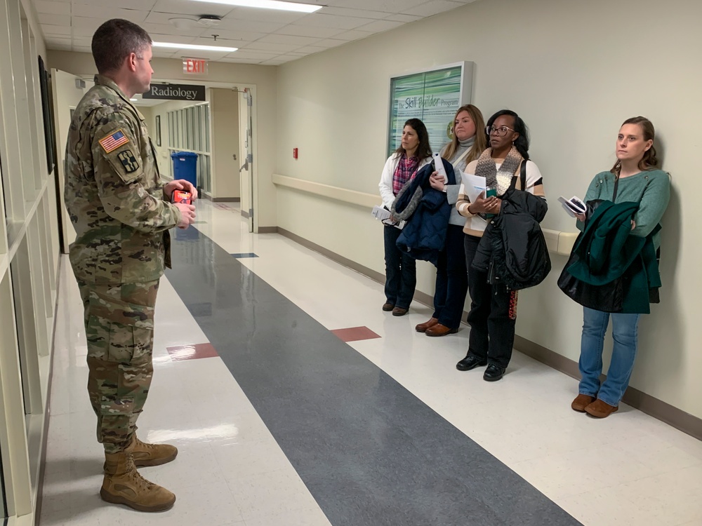 Fort Campbell Senior Spouses Tour BACH