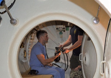 A Life Saved, A Limb Healed with Navy Undersea Medicine, Navy Divers