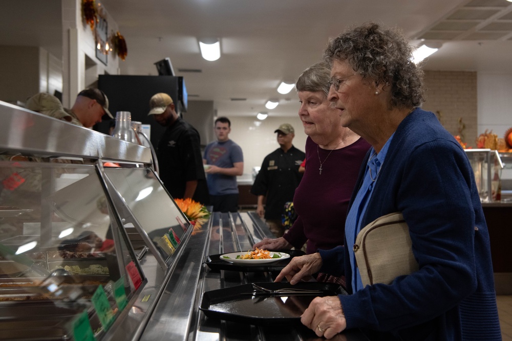 Tyndall leadership serves annual Thanksgiving meal