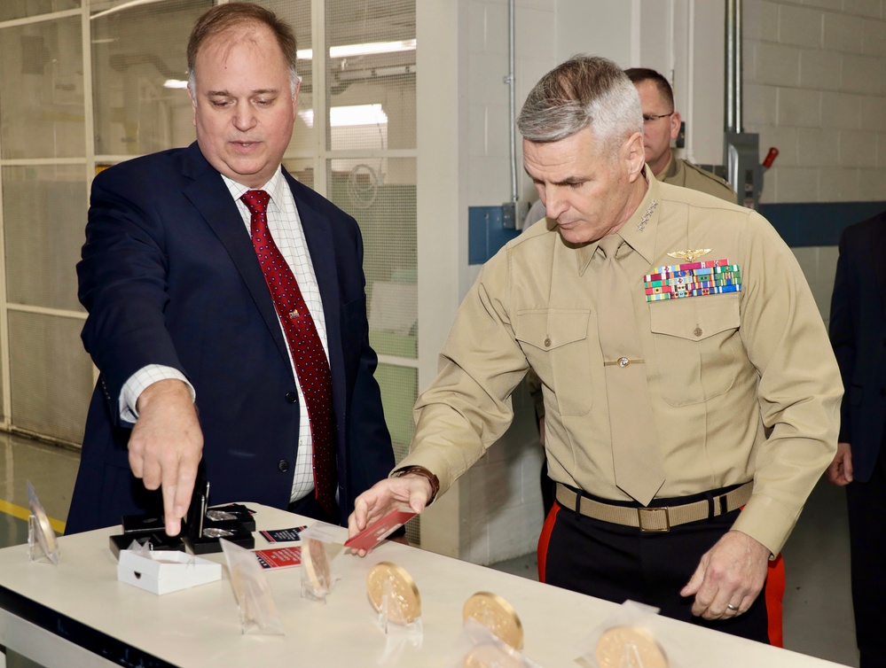 U.S. Mint Strikes Coins Honoring the United States Marine Corps 250th Birthday