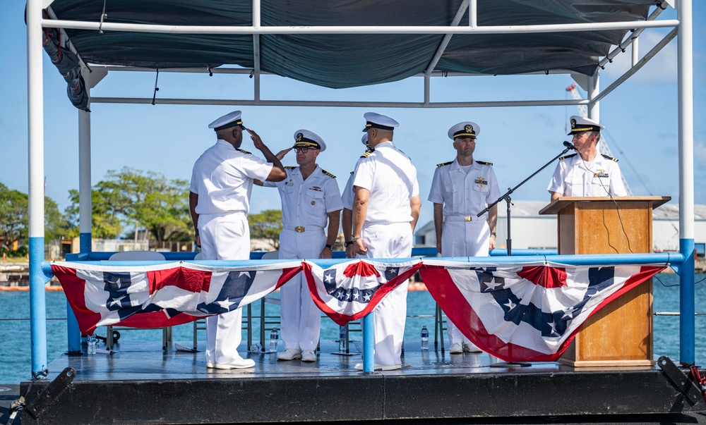 USS Minnesota Holds Change of Command