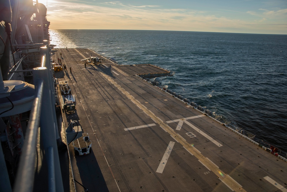 USS Iwo Jima Conducts Flight Operations