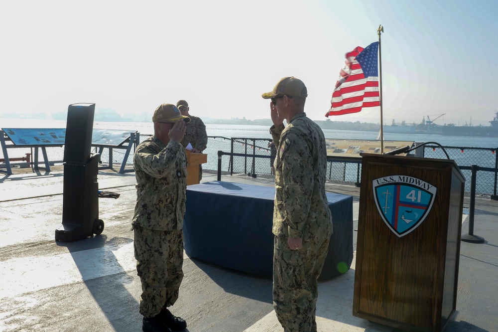 USS Omaha (LCS 12) Blue Crew Conducts Change of Command