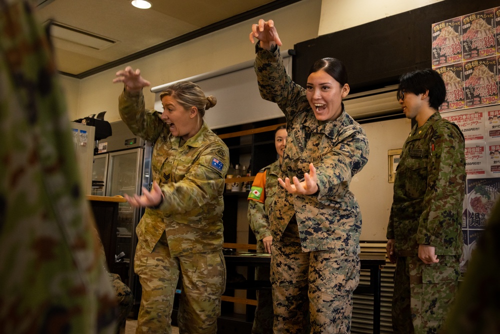 Non-Commissioned Officers from U.S., Australia, and Japan Strengthen Ties at Trilateral Meet and Greet.