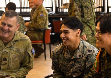 Non-Commissioned Officers from U.S., Australia, and Japan Strengthen Ties at Trilateral Meet and Greet.