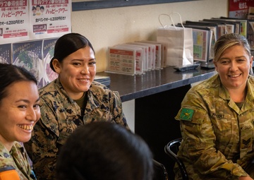 Non-Commissioned Officers from U.S., Australia, and Japan Strengthen Ties at Trilateral Meet and Greet.