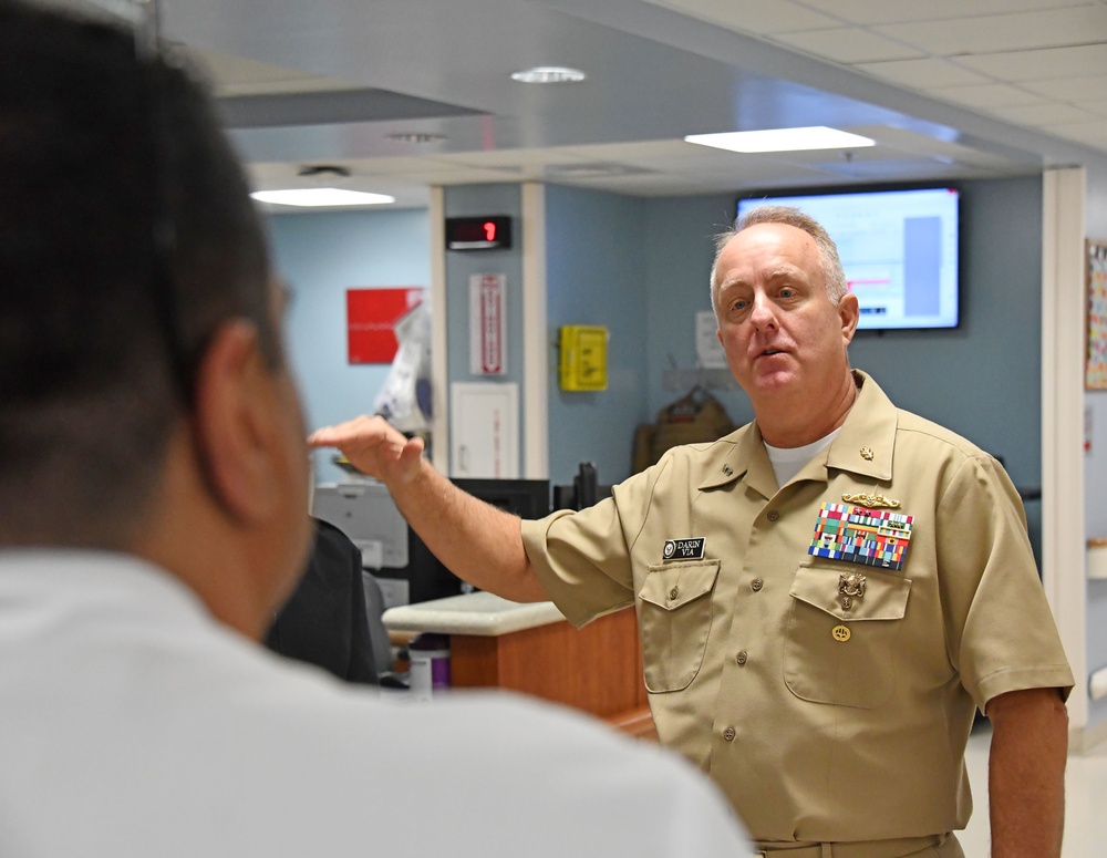 Rear Admiral Darin K. Via visits Navy Medicine Readiness and Training Command Jacksonville