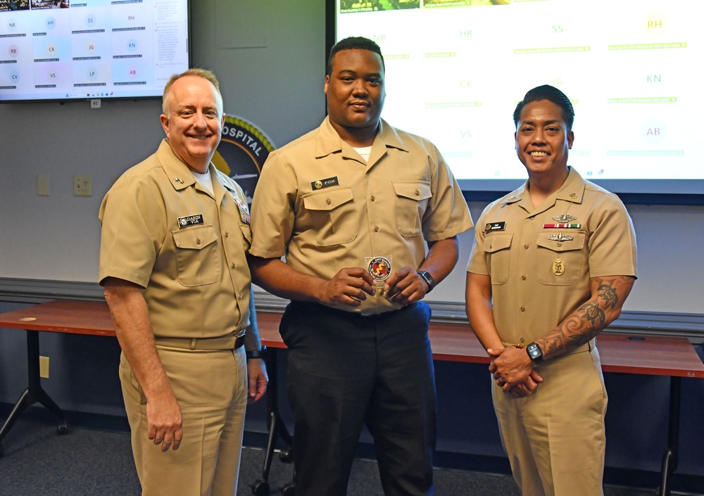 Rear Admiral Darin K. Via visits Navy Medicine Readiness and Training Command Jacksonville