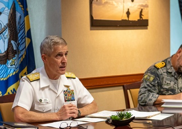 Adm. Stephen Koehler Hosts Virtual Key Leader Engagment