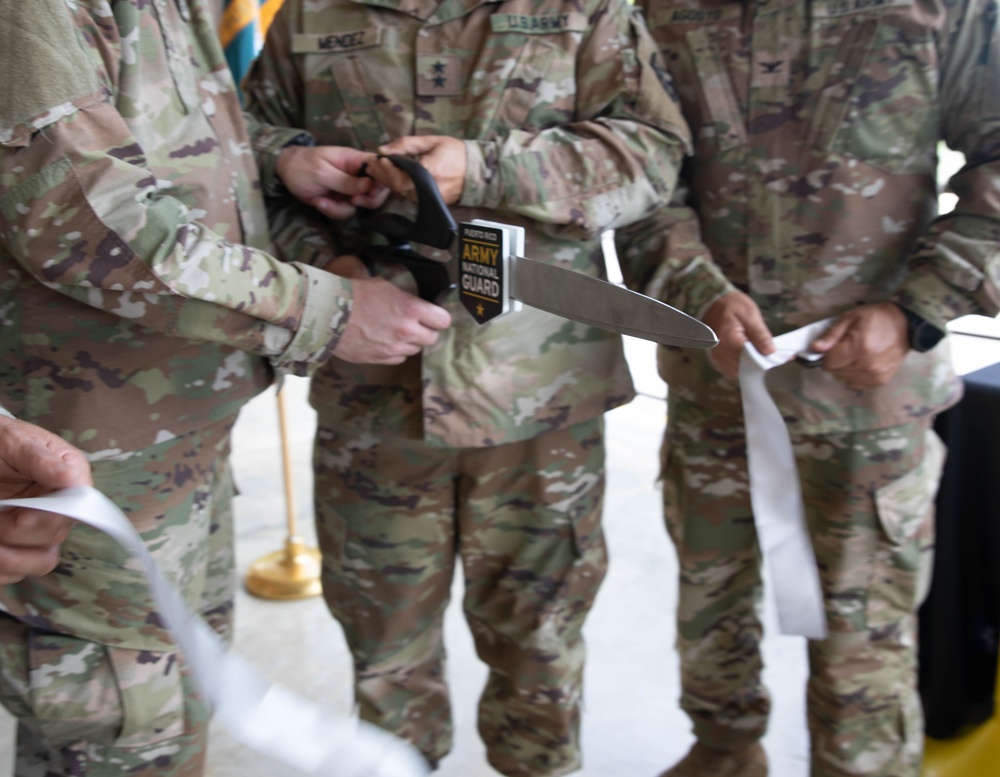 Inauguration of a Builing in Camp Santiago Joint Training Center