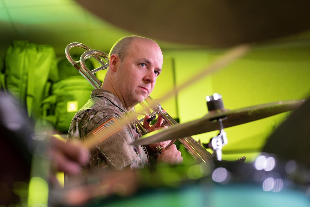 101st Airborne Division Band Rehearsal