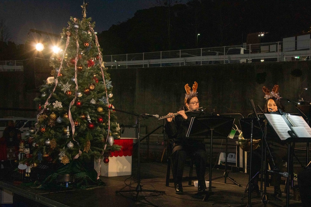 CFAY Ikego Heights Housing Area Tree Lighting Ceremony, Dec. 6, 2024