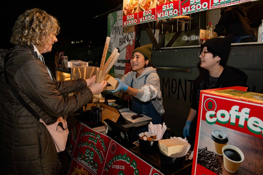 CFAY Ikego Heights Housing Area Tree Lighting Ceremony, Dec. 6, 2024