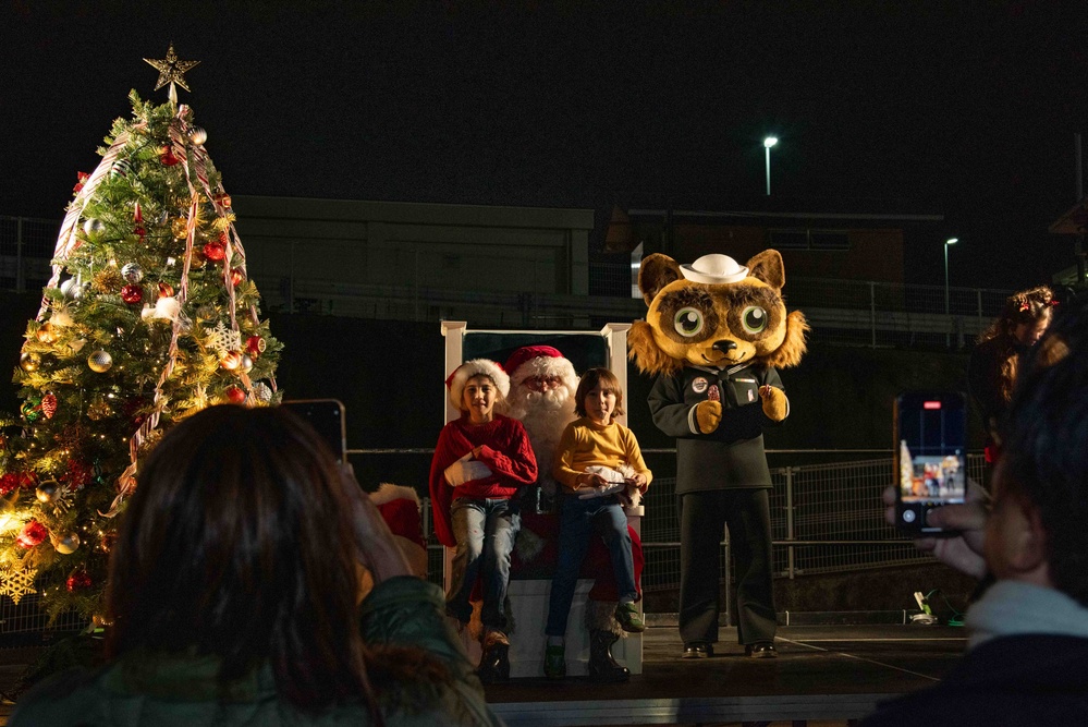 CFAY Ikego Heights Housing Area Tree Lighting Ceremony, Dec. 6, 2024