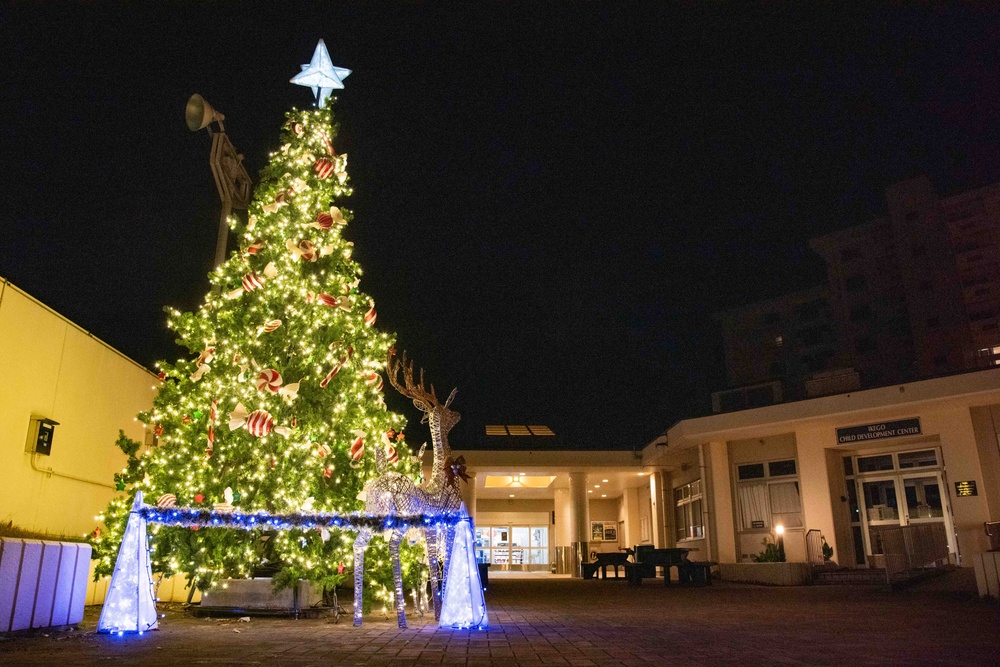 CFAY Ikego Heights Housing Area Tree Lighting Ceremony, Dec. 6, 2024