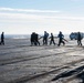 USS Ronald Reagan (CVN 76) conducts flight deck drills.