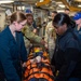 U.S. Army Soldiers assist with TCCC Training aboard USS Ronald Reagan (CVN76)