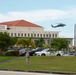 Santa flies over Naval Hospital Guam with HSC 25