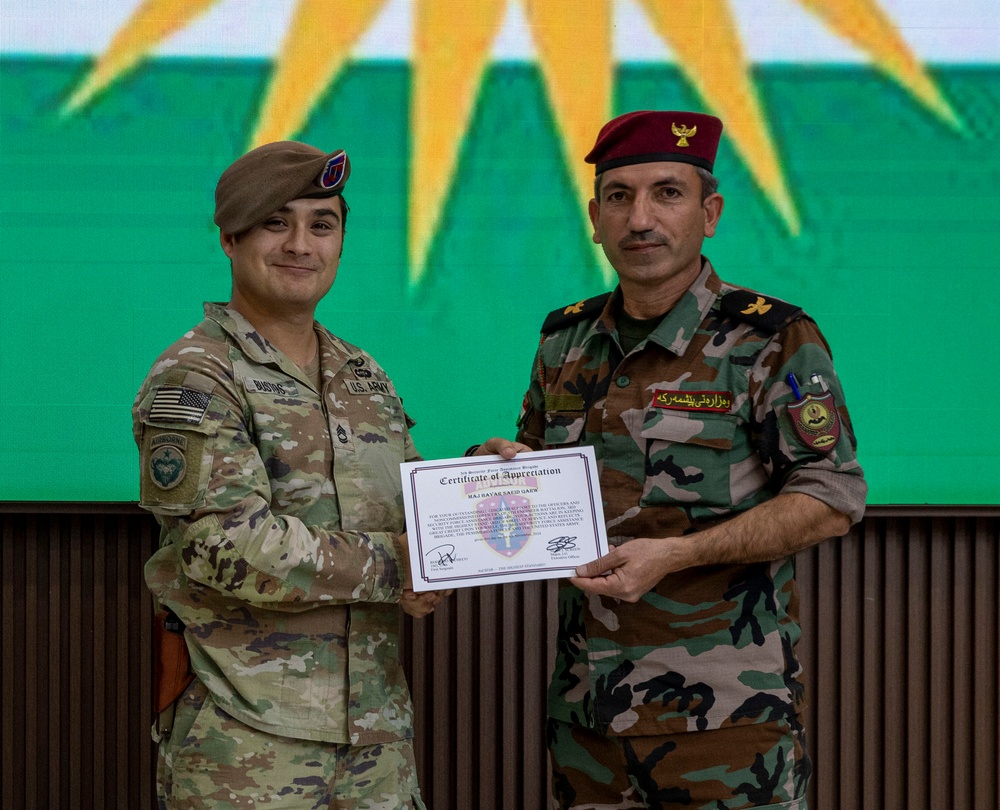 Advisors Highlight Peshmerga 3rd Division Achievements