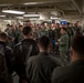 Tripoli’s XO Welcomes Marines from VMFA-211 Aboard the Ship